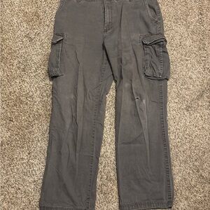 Izod Charcoal Cargo Pants for Men